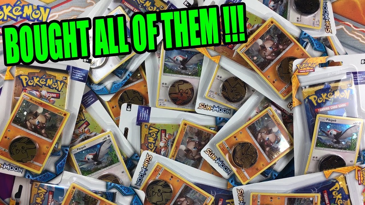 BUYING ALL THE SUN AND MOON POKEMON PACKS AT TARGET! Card Opening