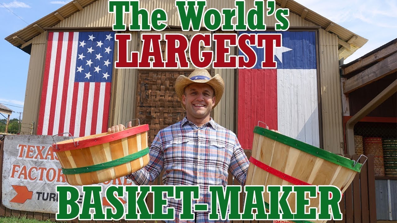 The World's LARGEST Basket-Making Company is in Texas! - Texas Basket Company in Jacksonville!
