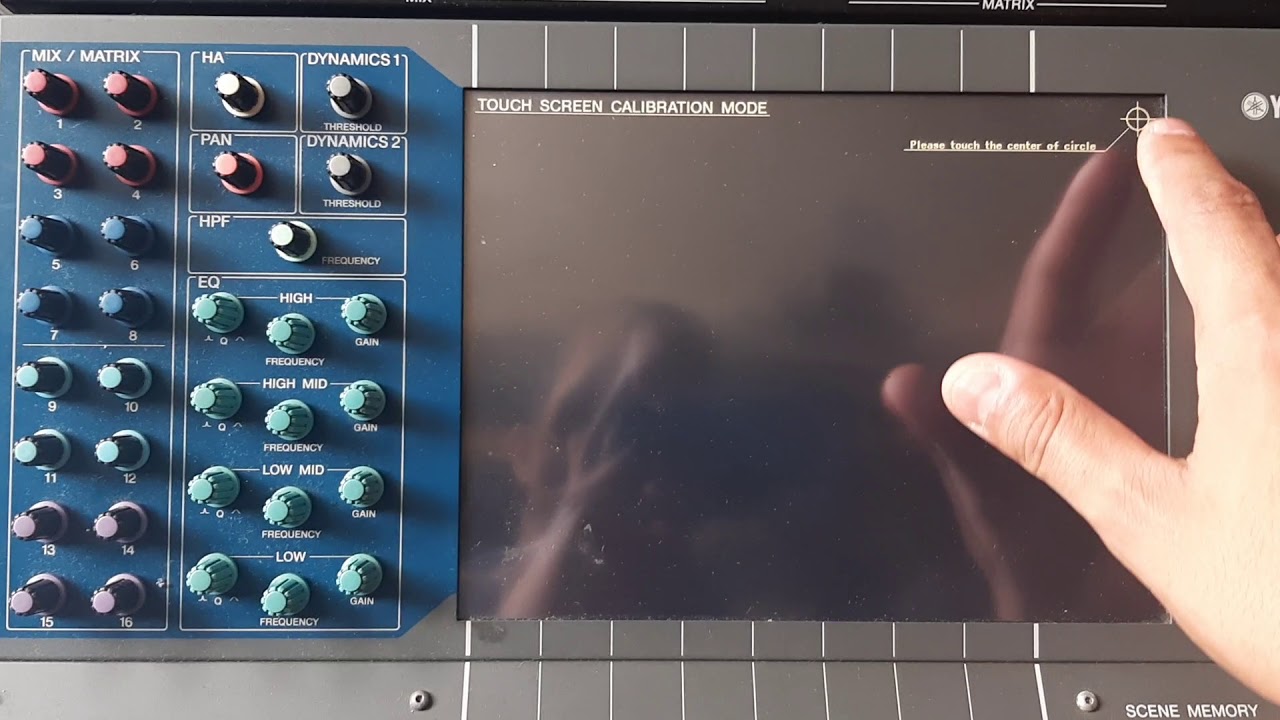YAMAHA M7 TOUCH SCREEN PAROU DE FUNCIONAR SOLUÇÃO PASSO A PASSO !