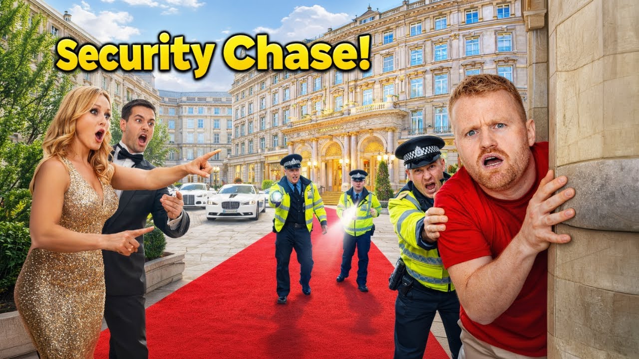 SNEAKING INTO 5* HOTEL! CRAZY SECURITY ESCAPE!