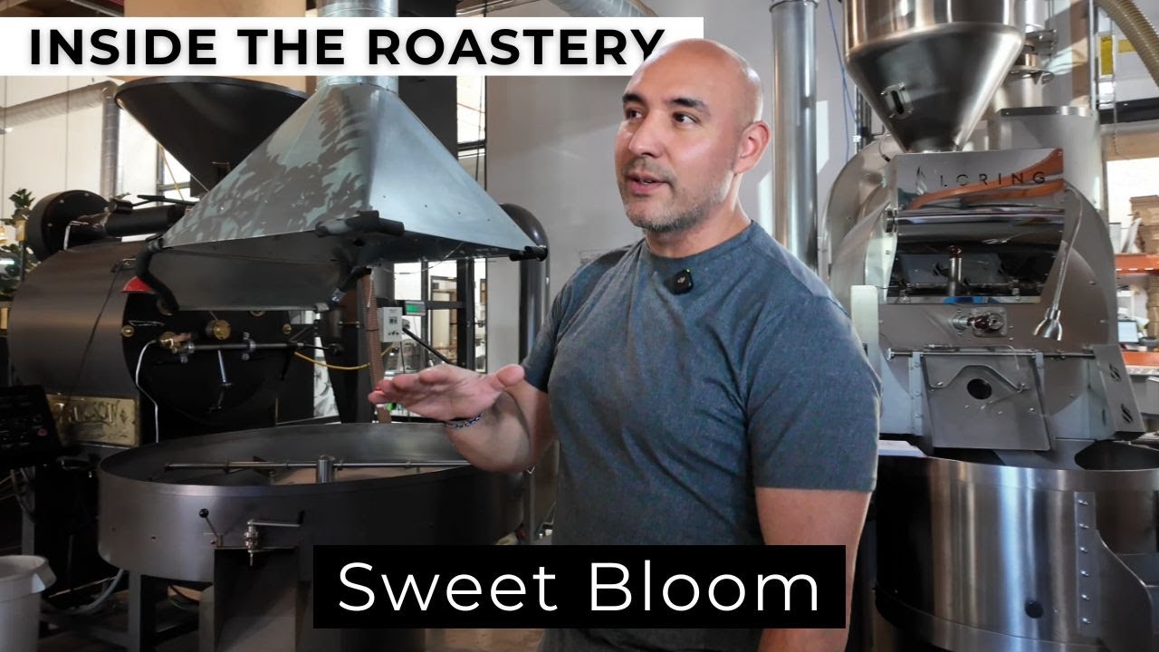 Внутри обжарочного цеха Sweet Bloom Coffee Roasters