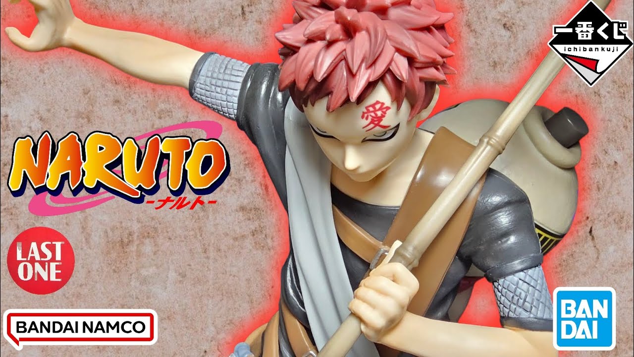 Masterlise Gaara Ichiban Kuji Last One Naruto  Figure Unboxing and Comparison