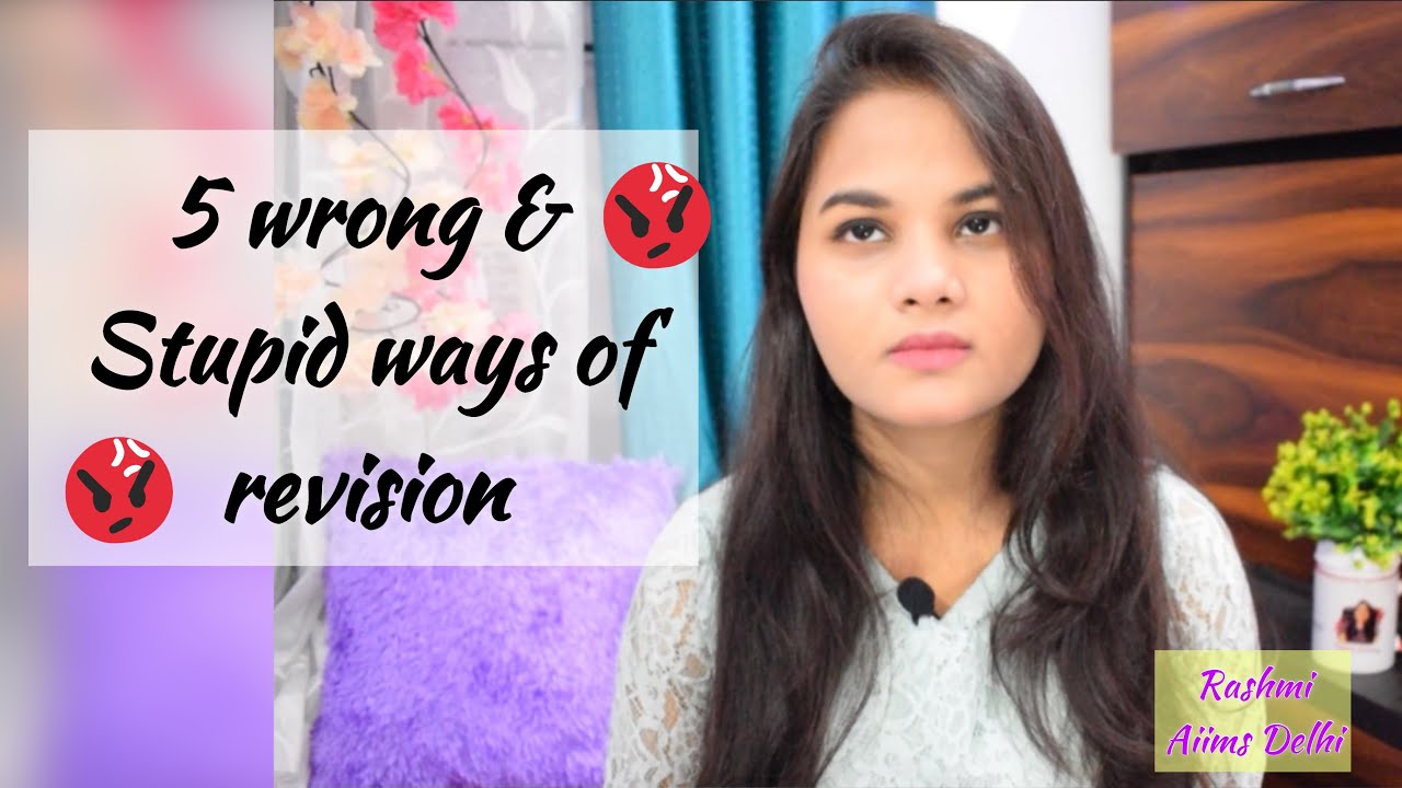 Worse Study Habits which you should Stop today 🛑, NEET preparation, RASHMI AIIMS Delhi