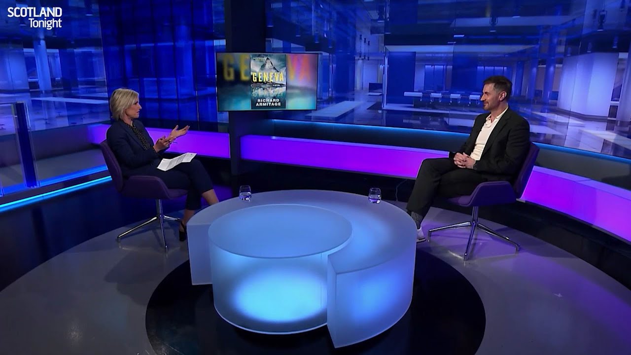 Ричард Армитидж в студии Scotland Tonight