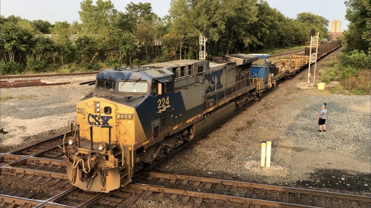 Railroad Diamonds & Special Trains Of Marion Ohio! Train With Caboose & Continuous Welded Rail Train