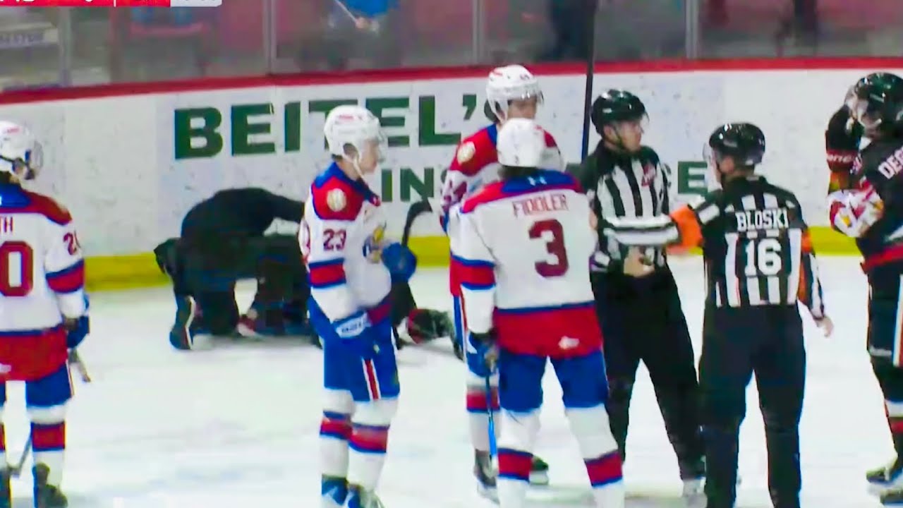 Game Misconduct After Check To The Head For Edm Oil Kings Player Jaxon Fuder