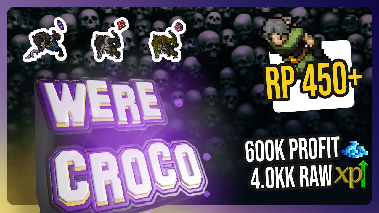 Werecrocodile (Explicativa) | RP 450+ (indicado) | 4kk raw | 600k profit/hora