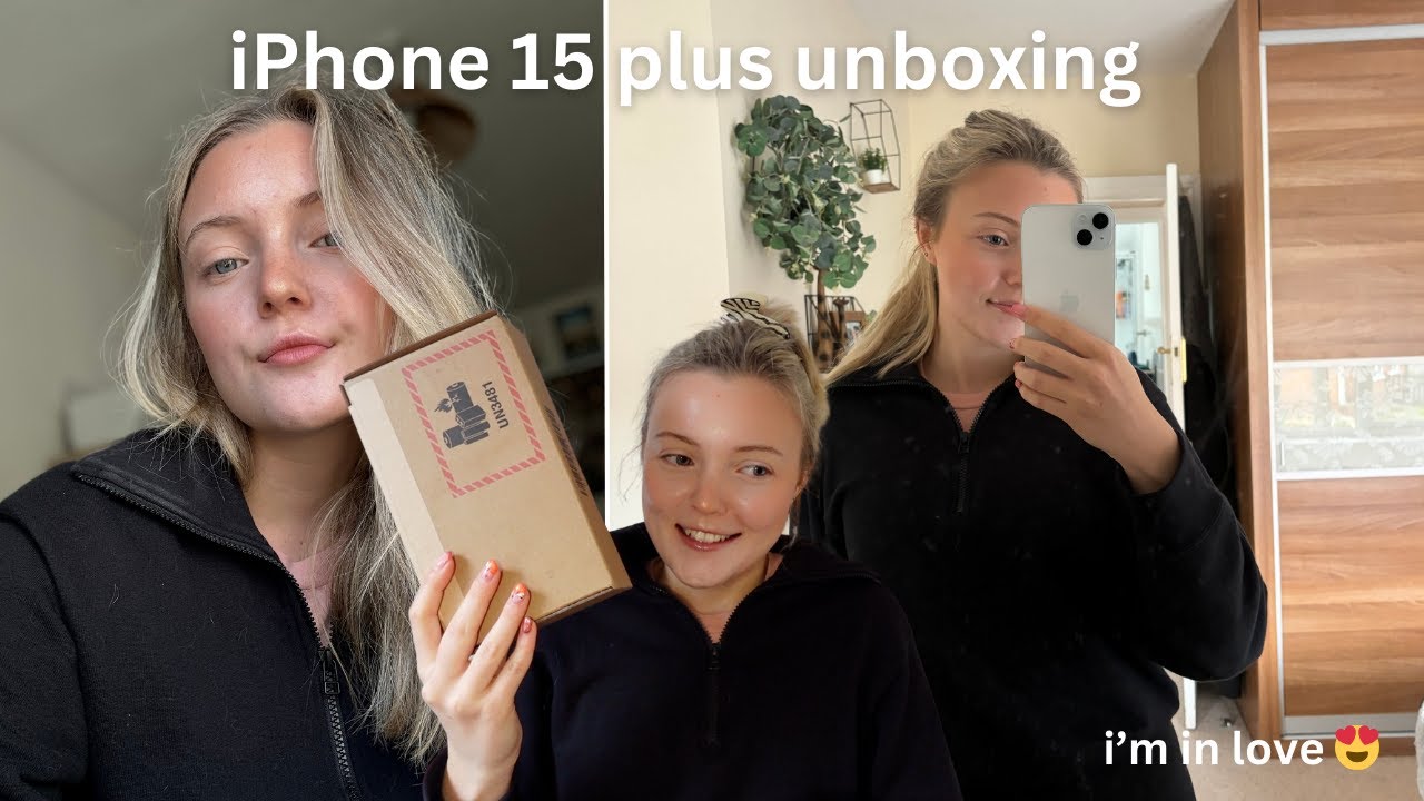 IPHONE 15 PLUS UNBOXING