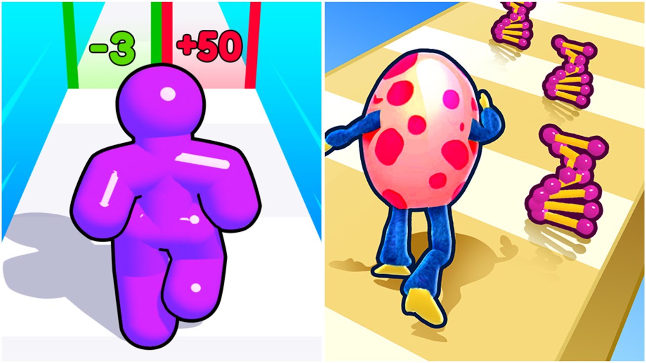 Tall Man Run vs Monster Egg | Android iOS Mobile Gameplay Walkthrough