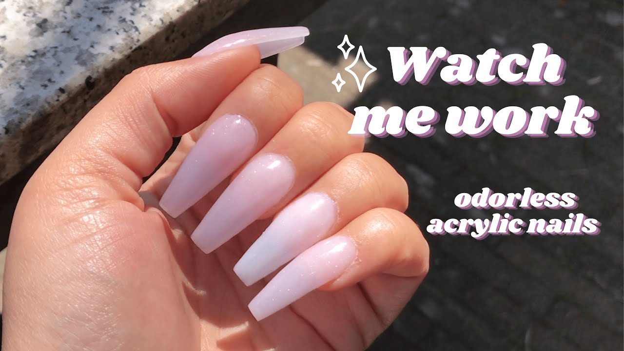 Watch Me Work | Odorless Acrylics with Glitterbels