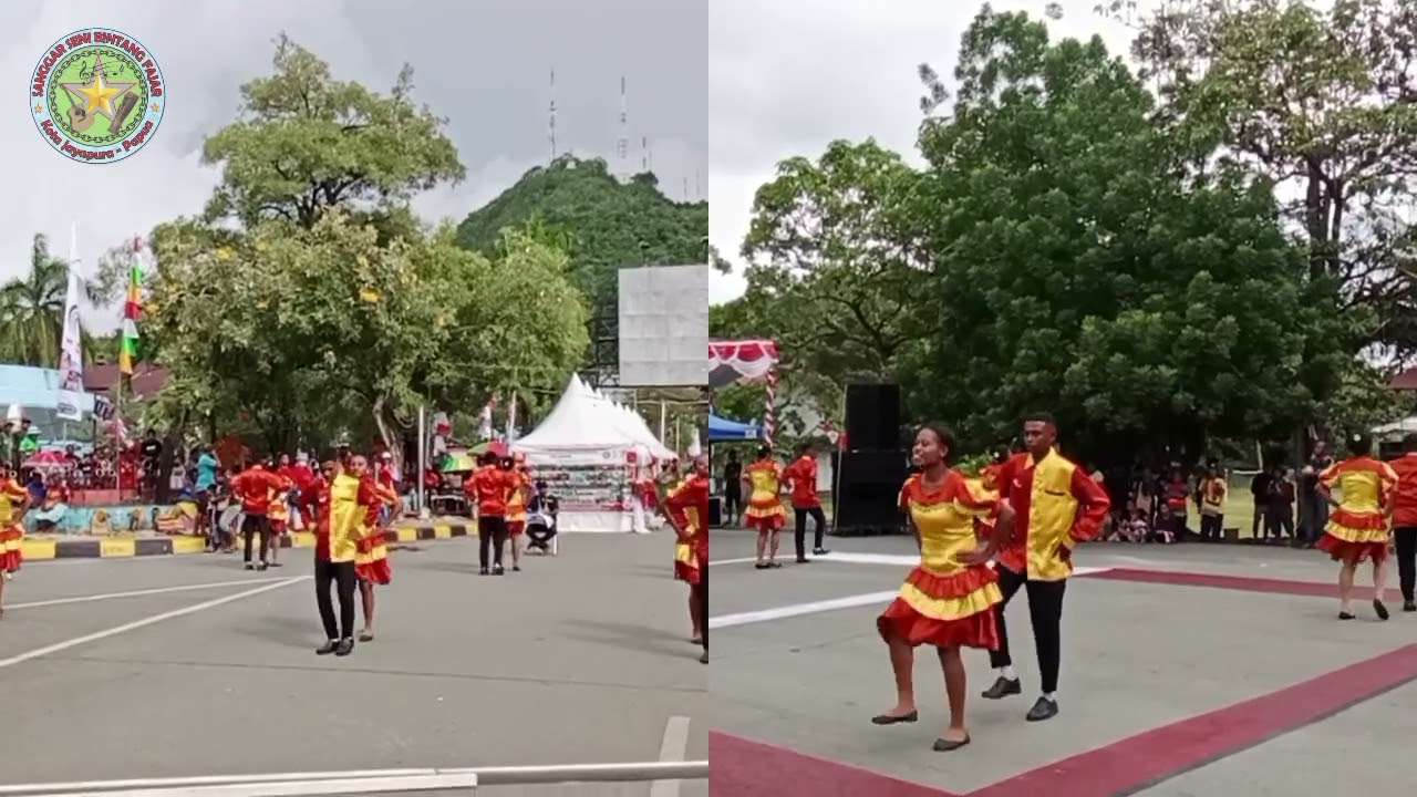 Penampilan Sanggar Seni Bintang Fajar Kota Jayapura..