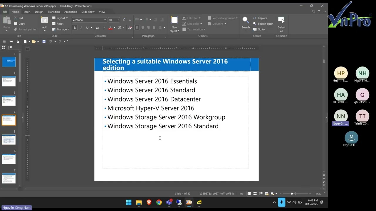 Tổng quan về microsoft window server 2016