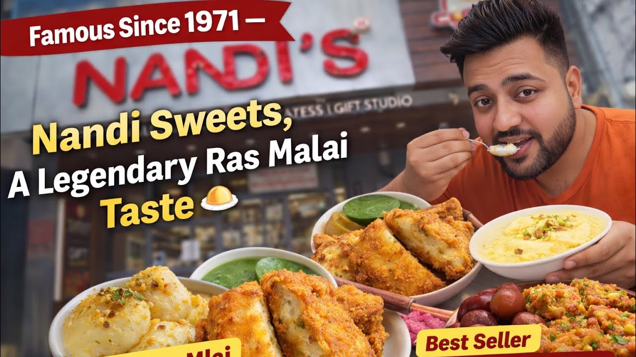 Famous Since 1971 — Nandi Sweets, A Legendary Ras Malai Taste 🍮⭐