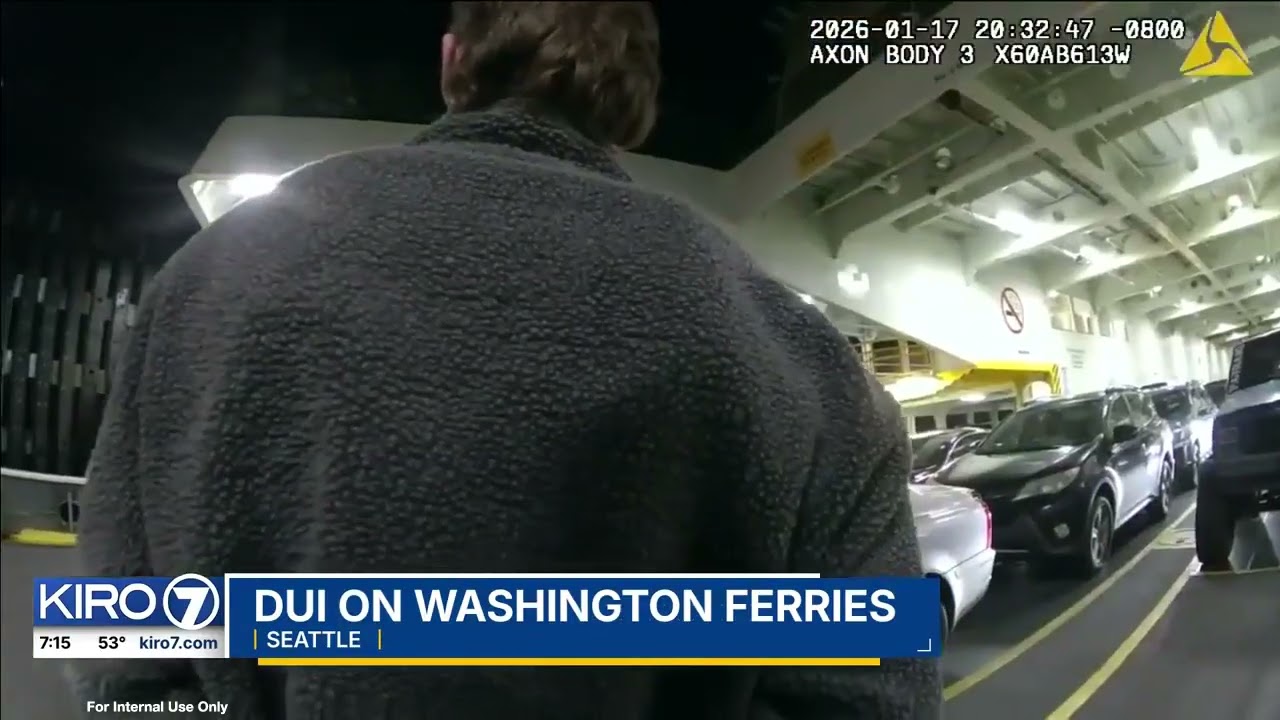 Our SW traffic deputy does it again. This time, he makes a DUI bust on a ferry. Thanks @kiro7.