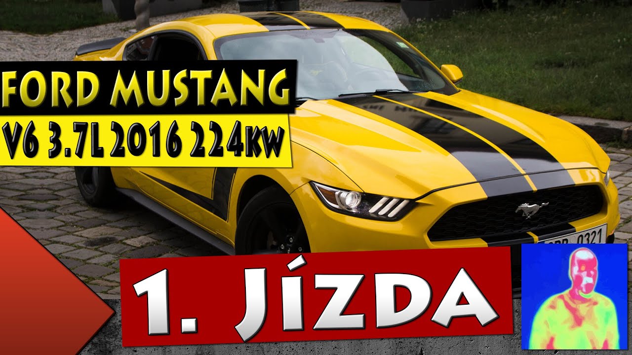🚗 Ford Mustang V6 3.7L 2016 224kw [První jízda]