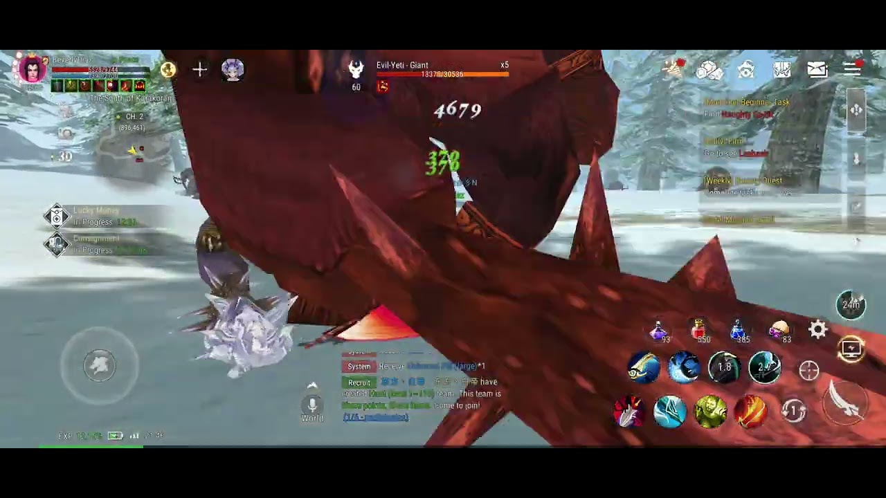 SrO Mobile Lvl60 Str type Glaive (Lunar Server) #srOmobile