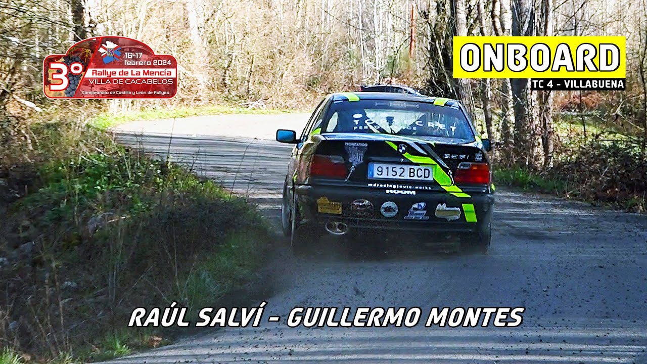 [ONBOARD] Raúl Salví - Guillermo Montes | TC4- Villabuena | Rallye de la Mencía 2024 | BMW 325i