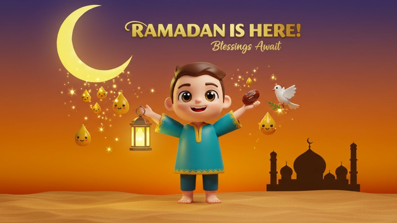 Ramadan is Here: A Song of Peace and Blessings #Ramadan2025 #IslamicMusic #Blessings