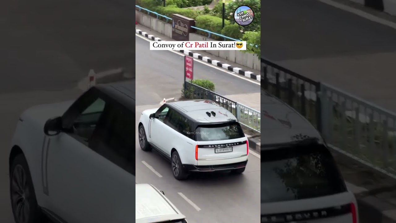 Convoy Of Cr Patil In Surat😎🔥