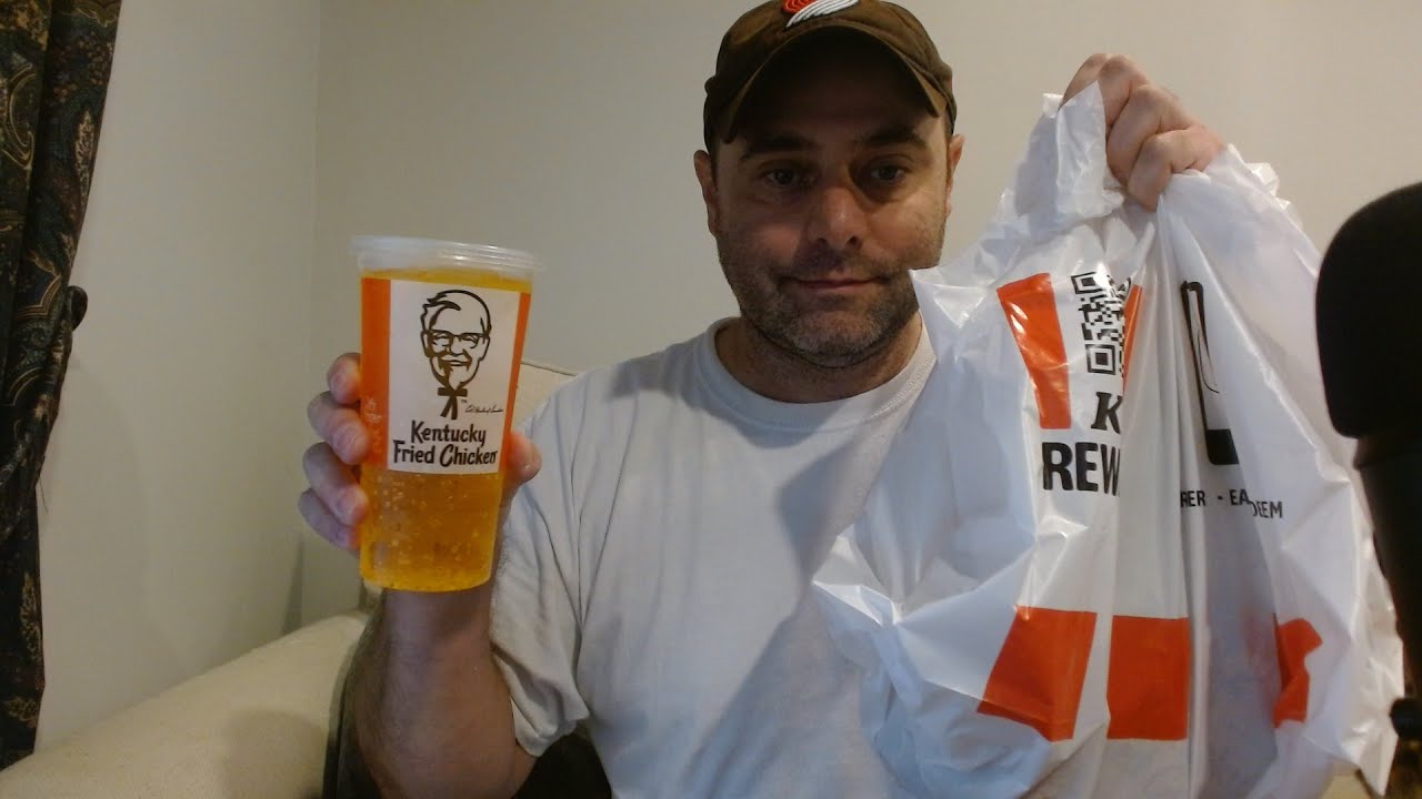 ASMR Eating KFC Chicken Sandwich and Potato Wedges