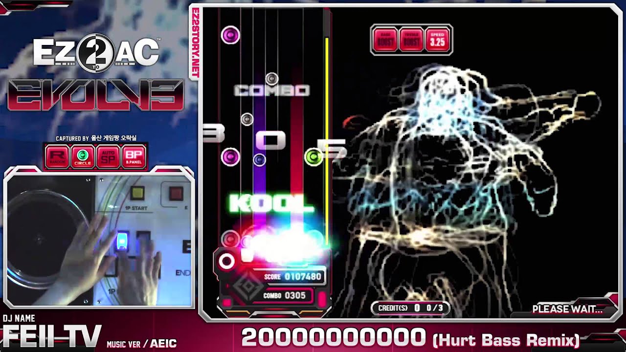 [EZ2AC : EV] 5K - (11) 20000000000 ~Hurt Bass Remix~ [NM] (ver 1.60)