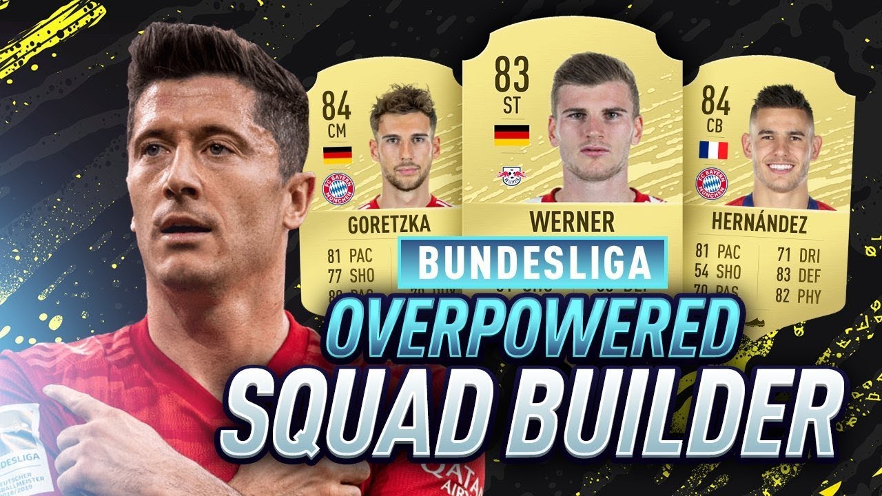 FIFA 20 MOST OVERPOWERED BUNDESLIGA 100K SQUAD BUILDER!