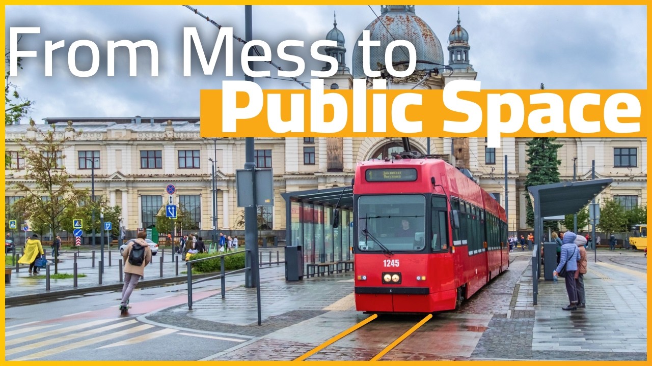 From Mess to Public Space: How Lviv Fixed Its Train Station Square