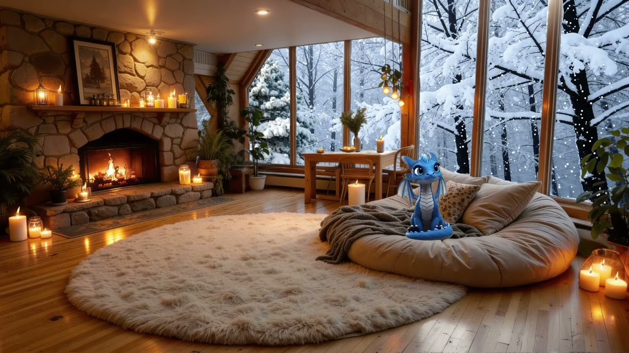Cozy Winter Jazz Ambience | Instrumental Music for Study, Work & Relaxation