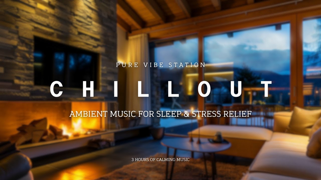 Cozy Luxury Villa in the Mountains 4K — Relaxing Ambient Music for Sleep & Stress Relief