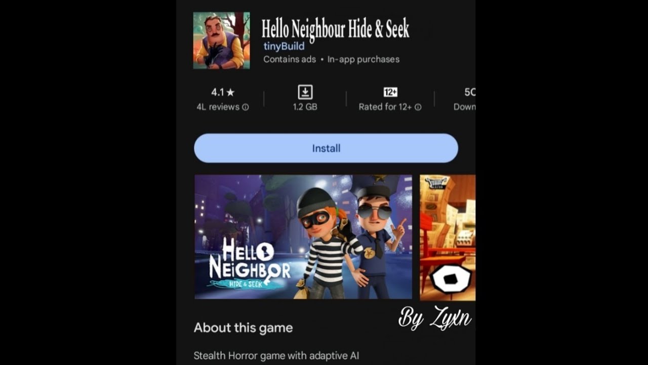 How Download Hello Neighbour Hide & Seek In Android Device | @tinyBuildGAMES