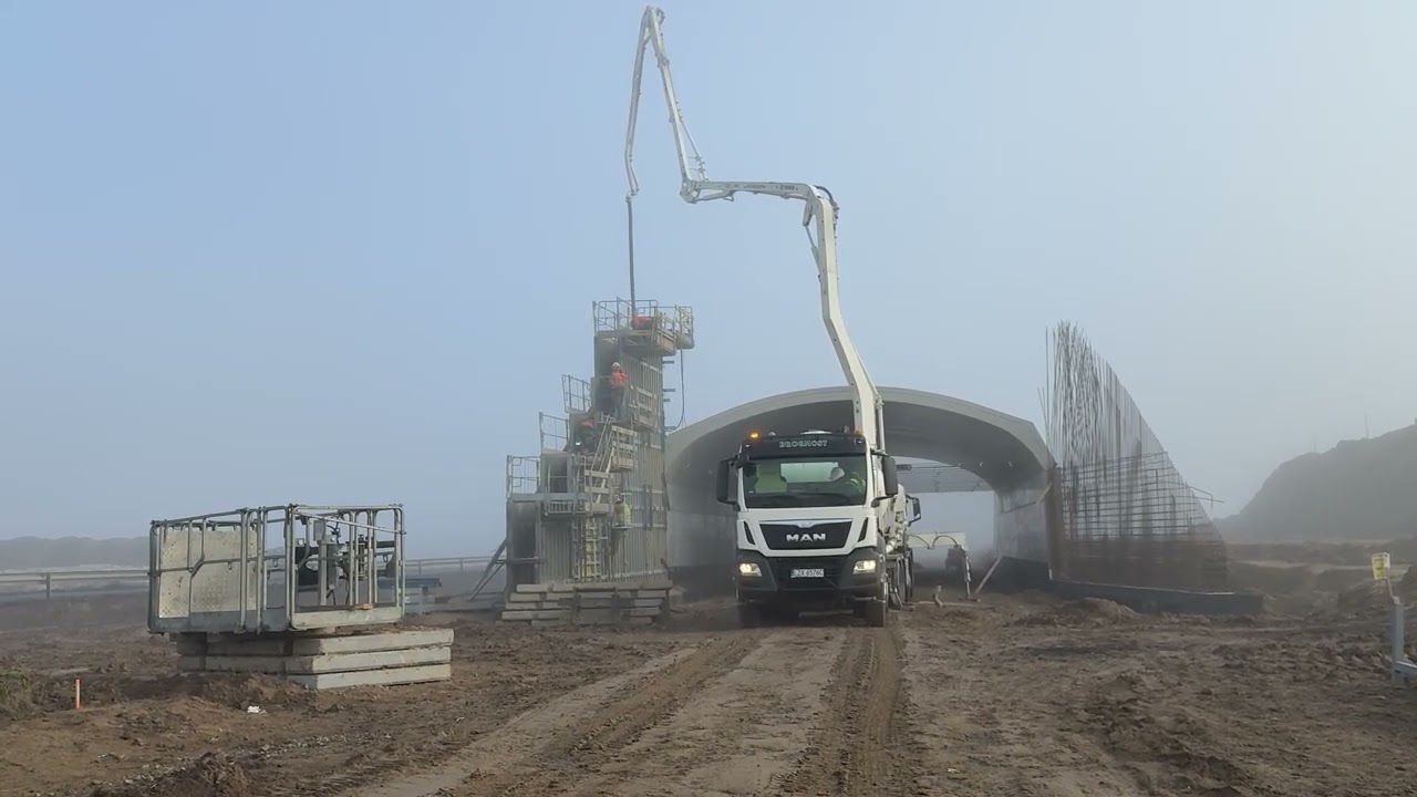 19 12 2025 r. km 0+720, Budowa drogi ekspresowej S17odcinek Zamość Wschód – Zamość Południe