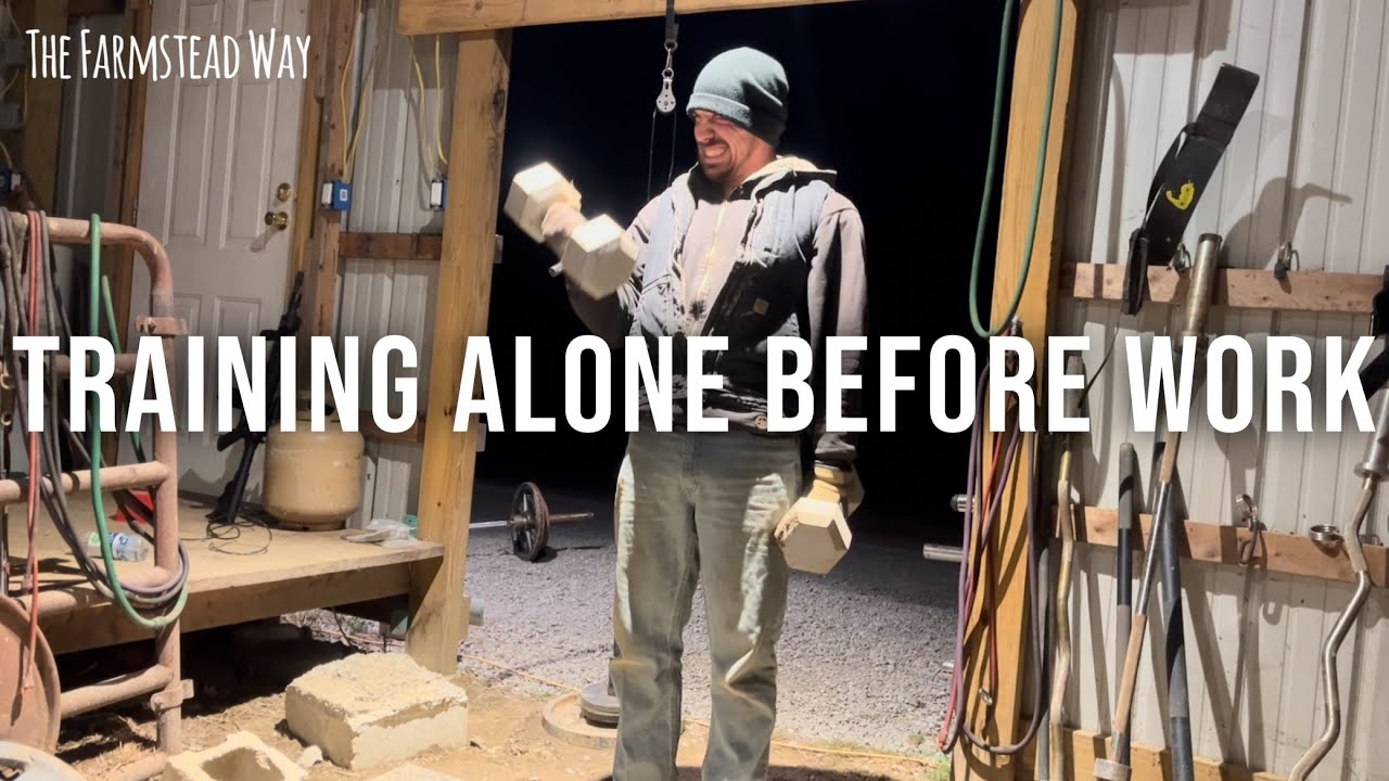 Training Before Work | Pull Day Workout in a Cold Barn