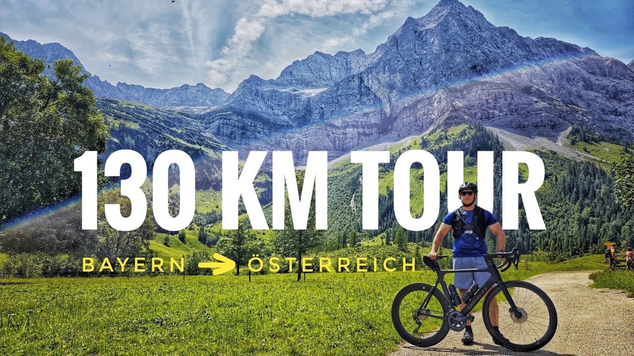130 Km Rennrad-Tour durchs Karwendel (Garmisch-Partenkirchen --》Eng Alm)