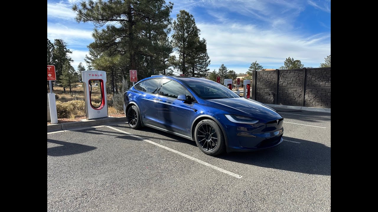 Tesla Model X Plaid EV Road Trip: Sedona, AZ to Grand Canyon, AZ and back. National Park #3 of 63!