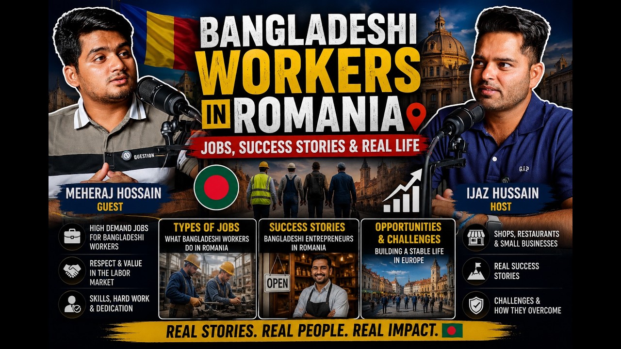 🇧🇩 Bangladeshi Community in Romania | Work, Business & Growth Opportunities 🇷🇴 part - 4