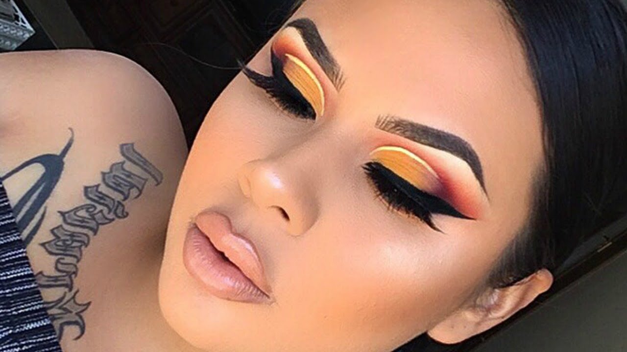 YELLOW CUT CREASE | MAKEUP TUTORIAL