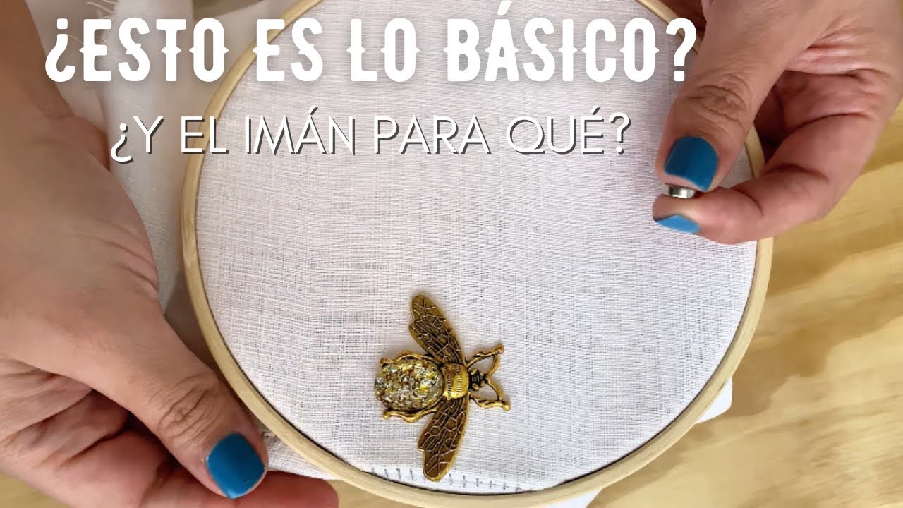 Material BÁSICO para aprender a BORDAR 🧵 ❤️🪡 