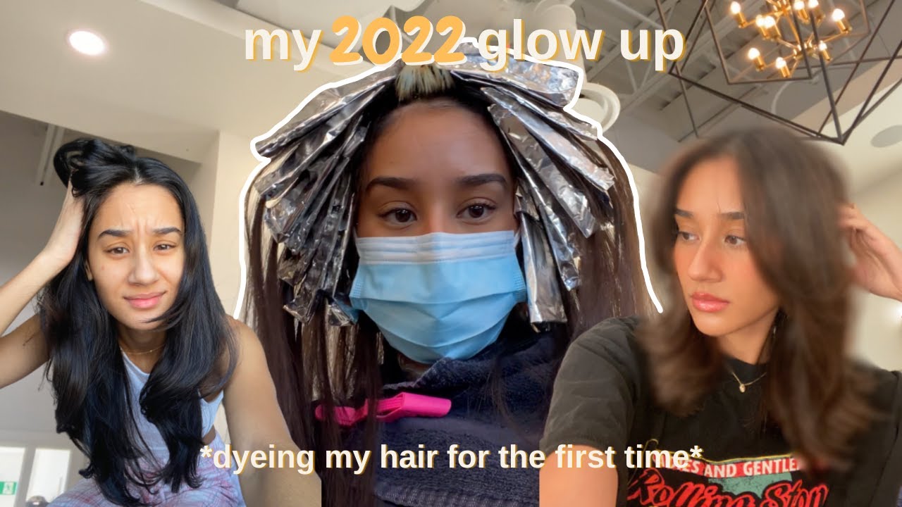 my 2022 glow up... *nails, haircut, balayage, tan*