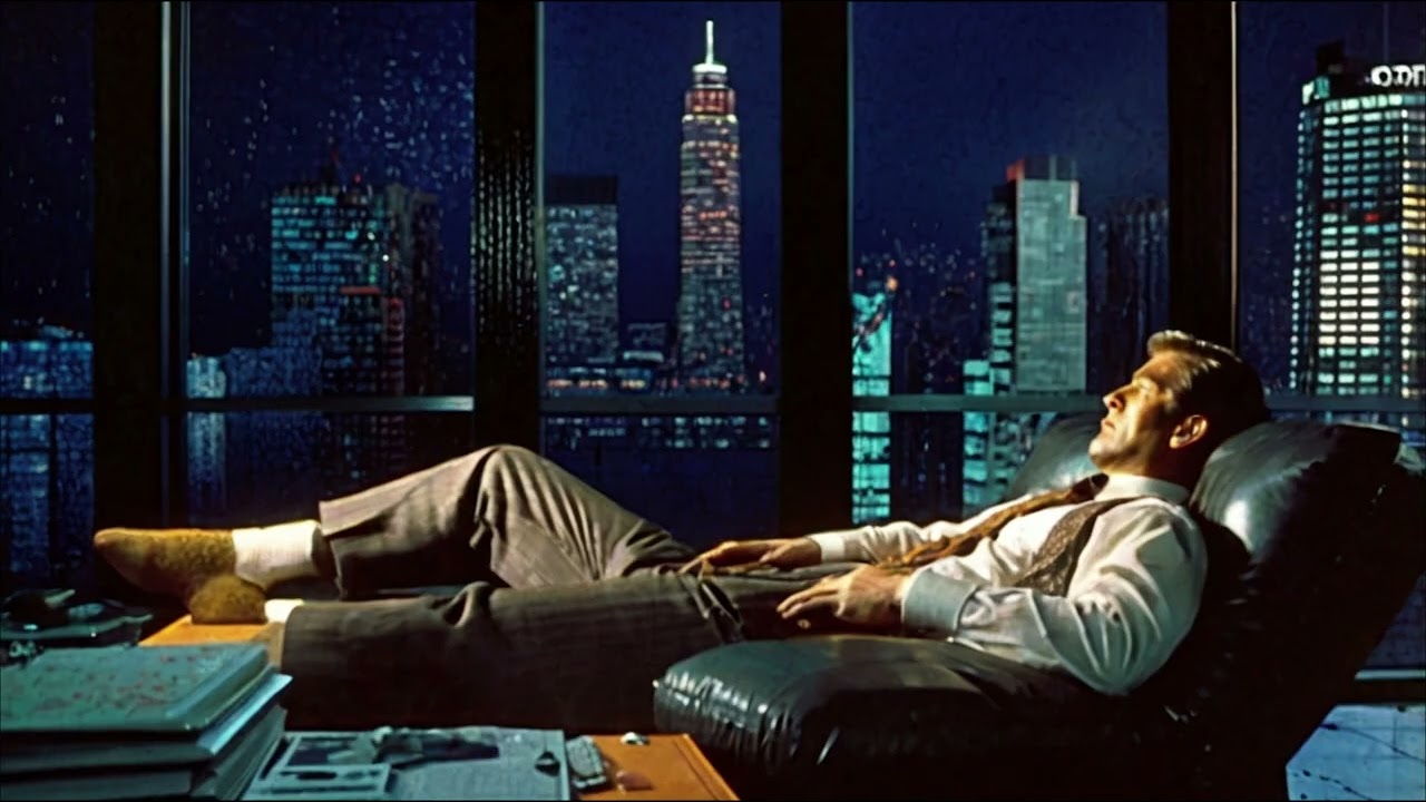 N I G H T O F D A W N  ~ 3AM Executive Chill ✦ 90s Rainy Night Study/Work Ambience #2