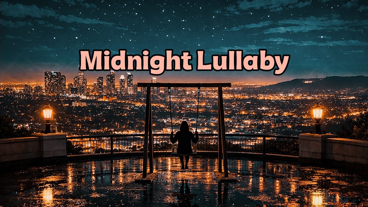 Midnight Lullaby Piano & Soft Humming for Sleepless Nights City Lights Night View for Deep Sleep(3h)