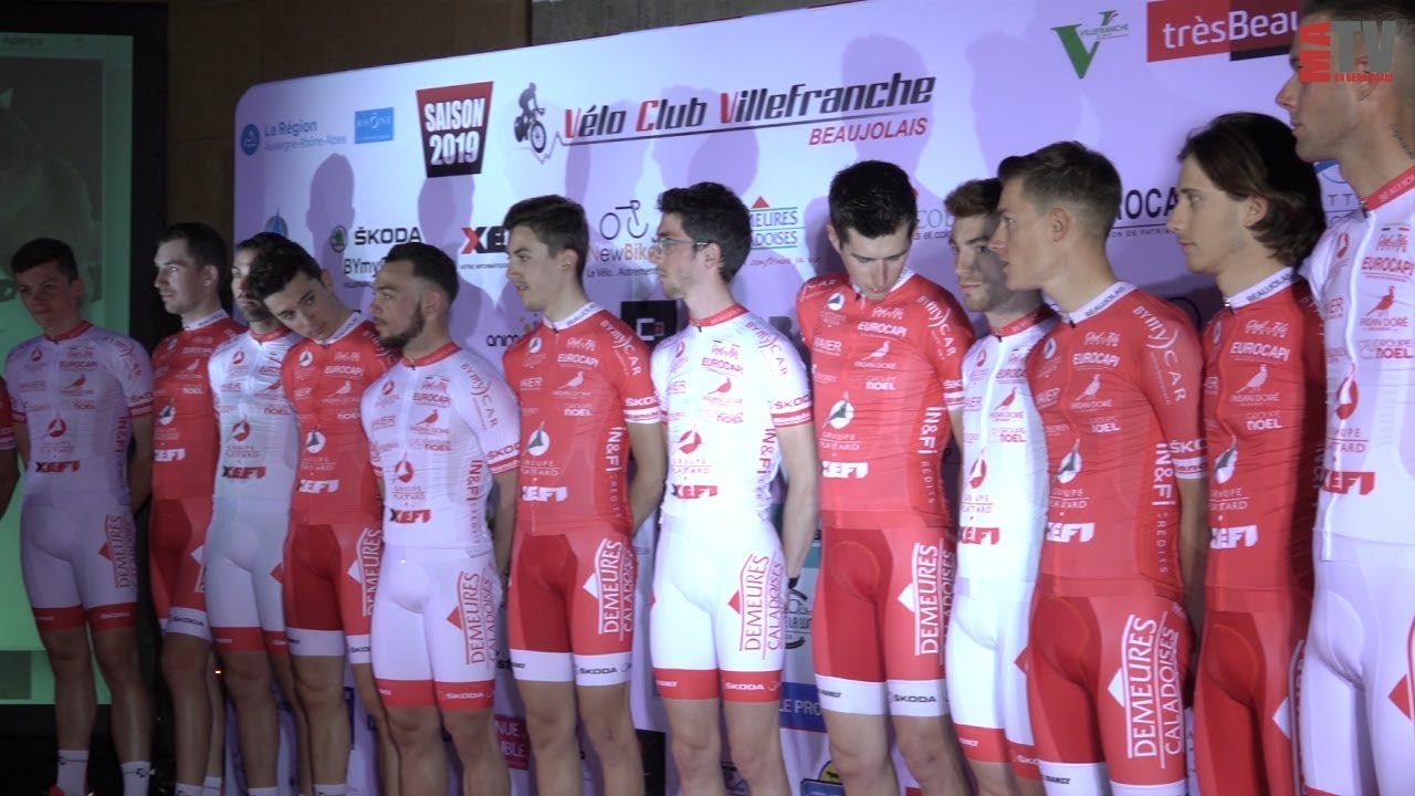 V&eacute;lo - Pr&eacute;sentation officielle des &eacute;quipes du VCVB 2019