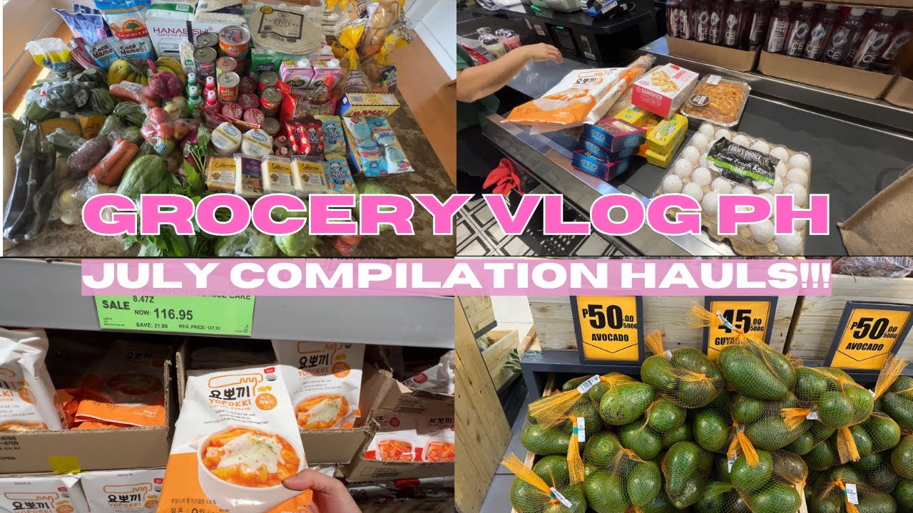 20 MIN RELAXING ASMR Grocery Vlog | Shopping Haul + Prices | July Compilation | Everyday with Ana