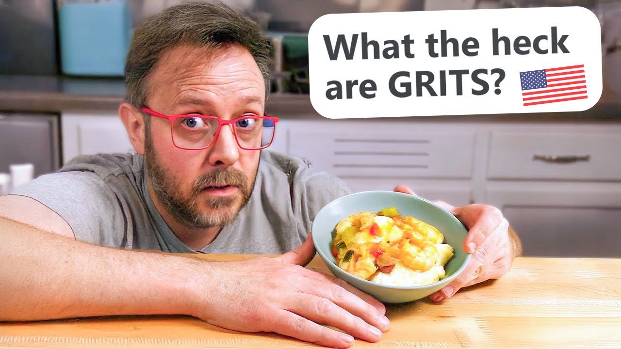 Tasting American Shrimp and Grits For the First Time | British Verdict