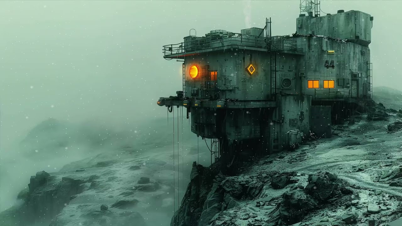 Frozen Earth | Post-Apocalyptic Bunker Ambience in the New Ice Age | Sci-Fi Ambience Sleep & Study