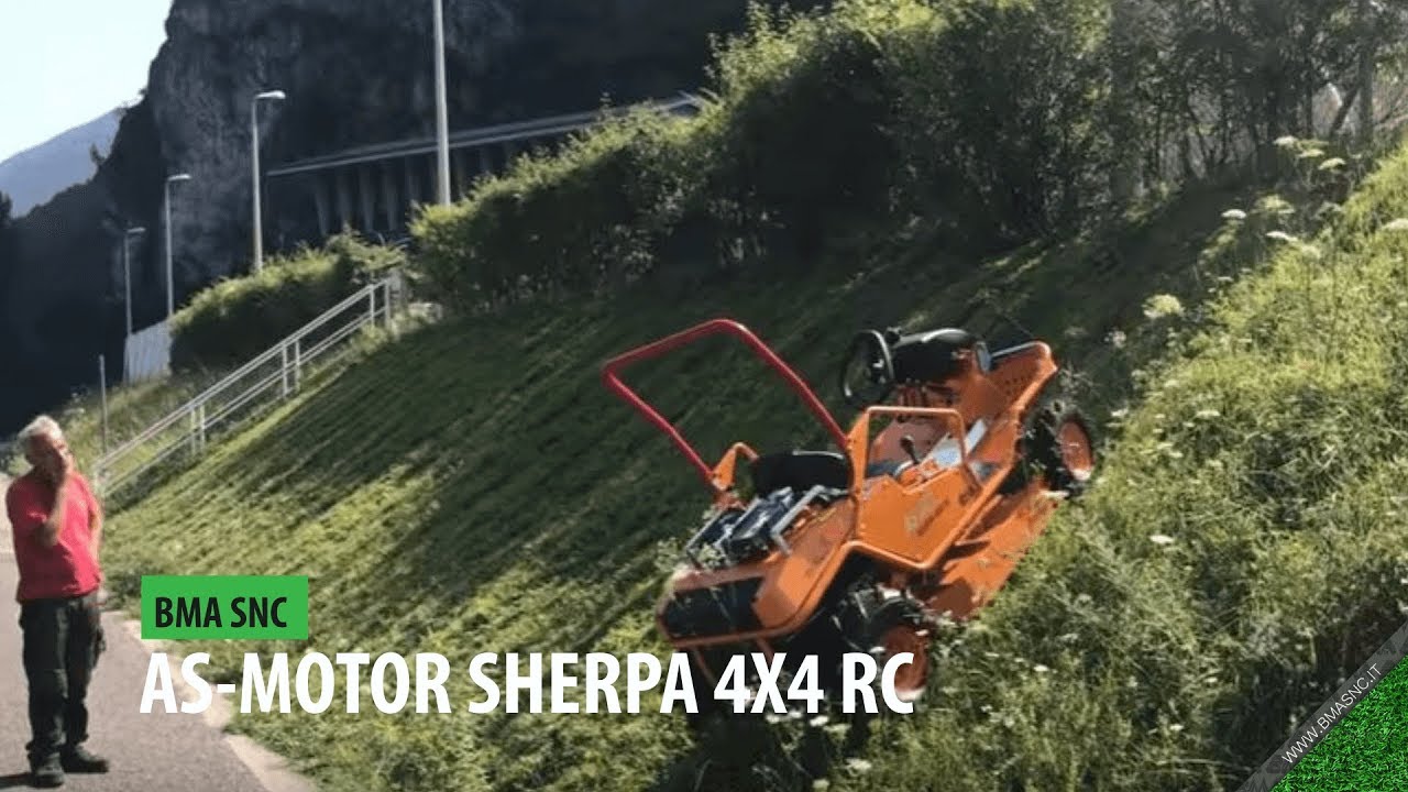 AS-MOTOR SHERPA 4X4 RC - Tosaerba trincia/sfalciatutto radiocomandato