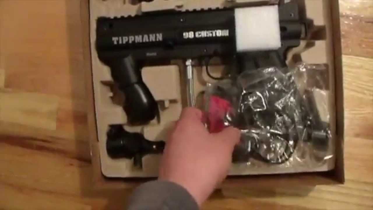 Tippmann 98 Custom Platinum A.C.T Unboxing Review - PinEmVin