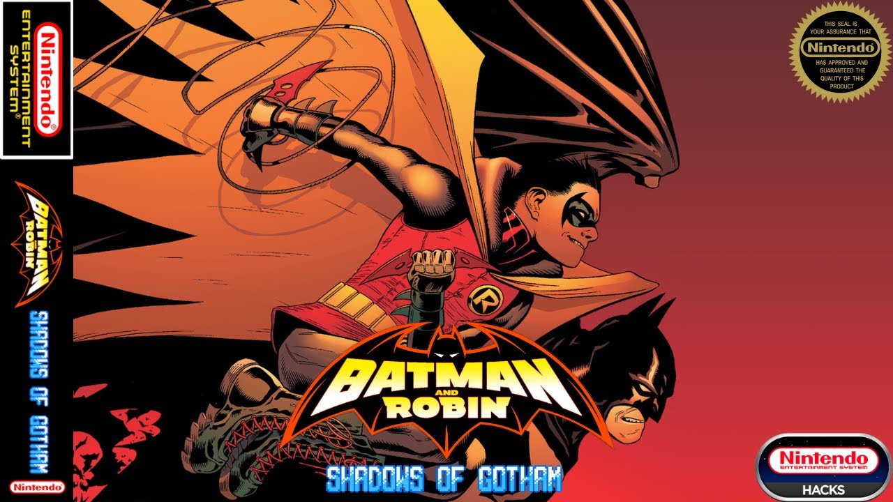 Batman - Shadows of Gotham (NES/2014) (v1.1) (Hack) (Gameplay)