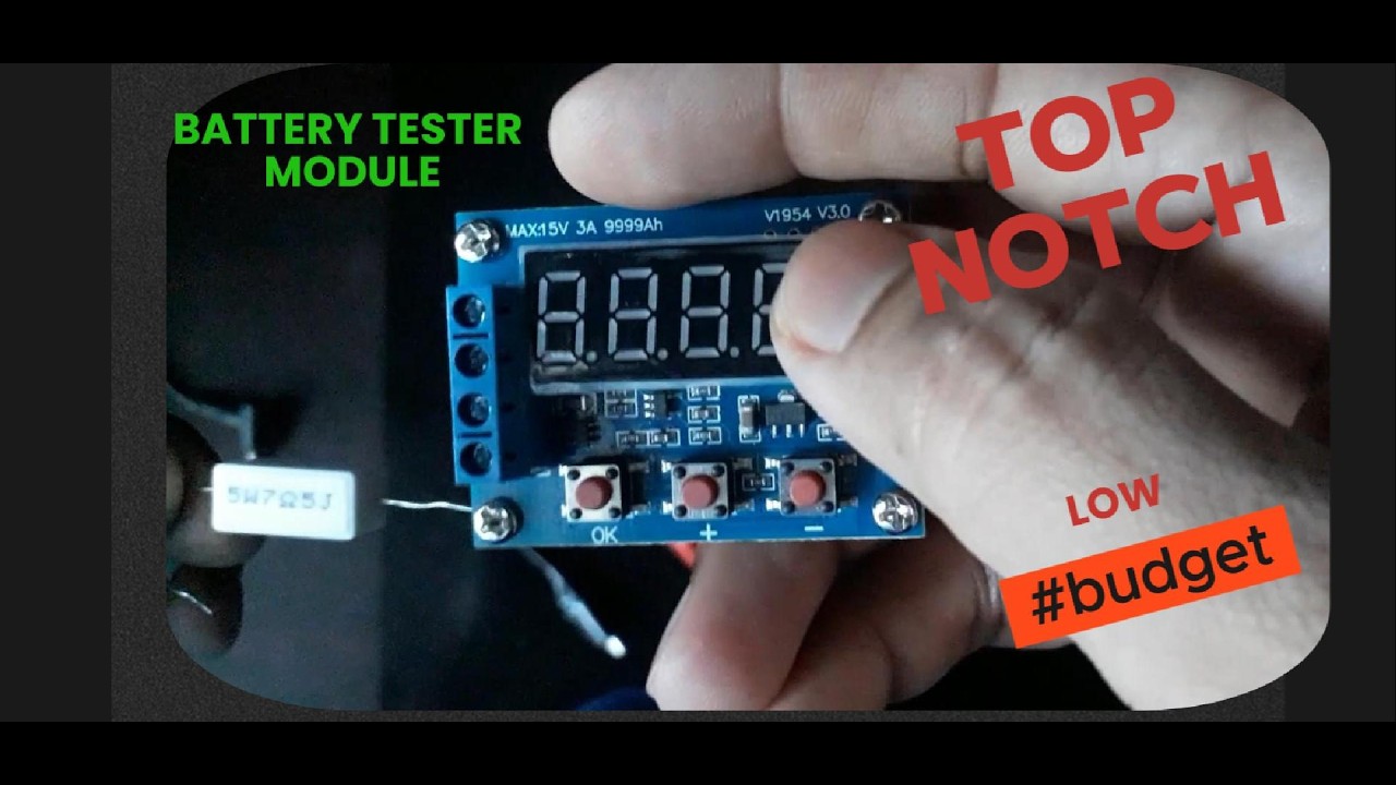 Top Notch Battery Tester Module At Low Budget.