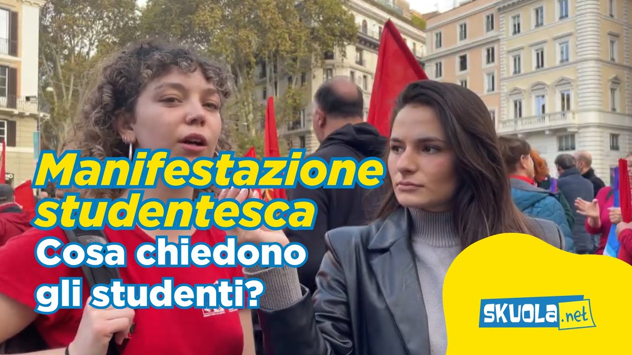 Manifestazione Studentesca in Italia: Richieste e Opinioni degli Studenti per il Futuro della Scuola
