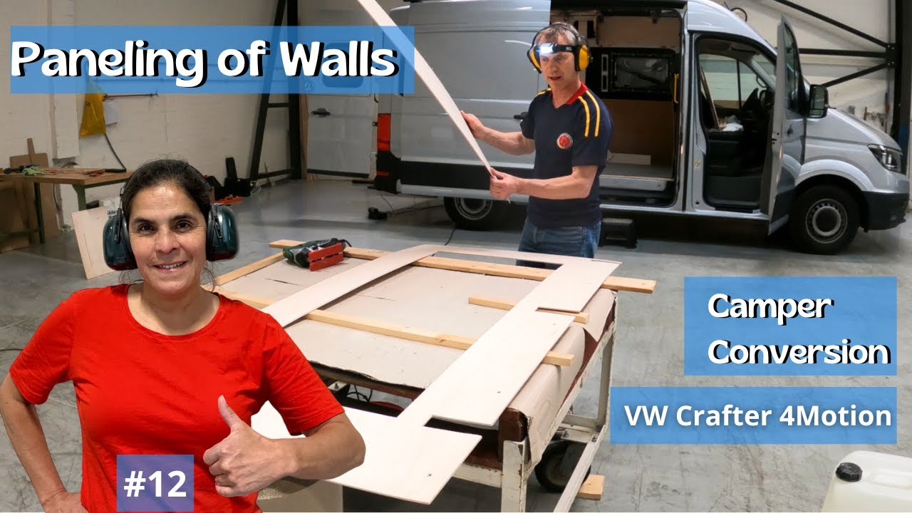 Paneling Inside Walls of Van | VW Crafter 4x4 | Camper Self Build